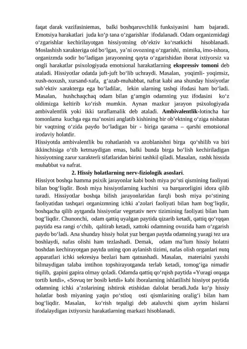 EMOTSIYA VA MOTIVATSIYA 3
