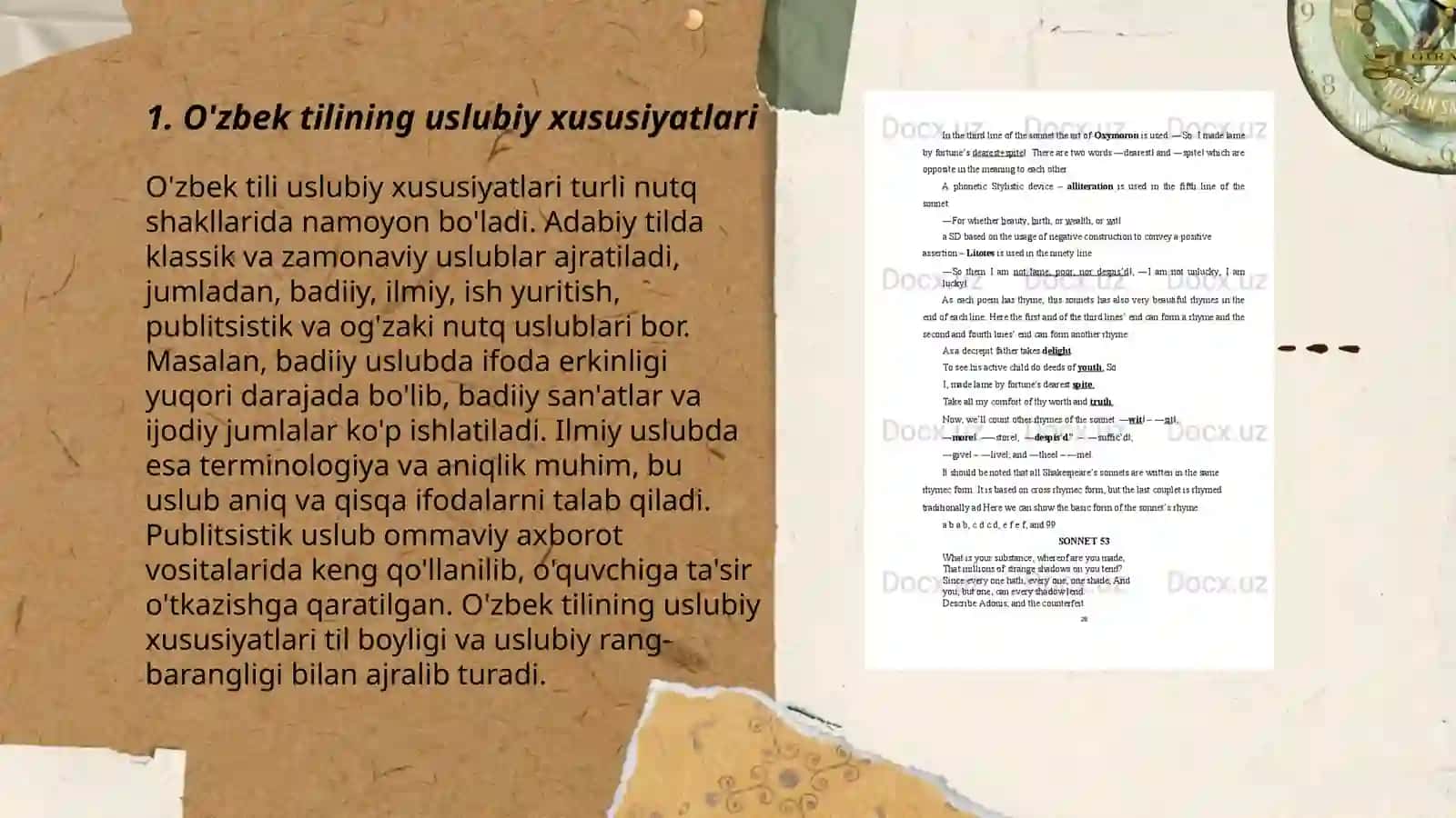O'zbek tilining uslubiyatga oid qarashlari 3