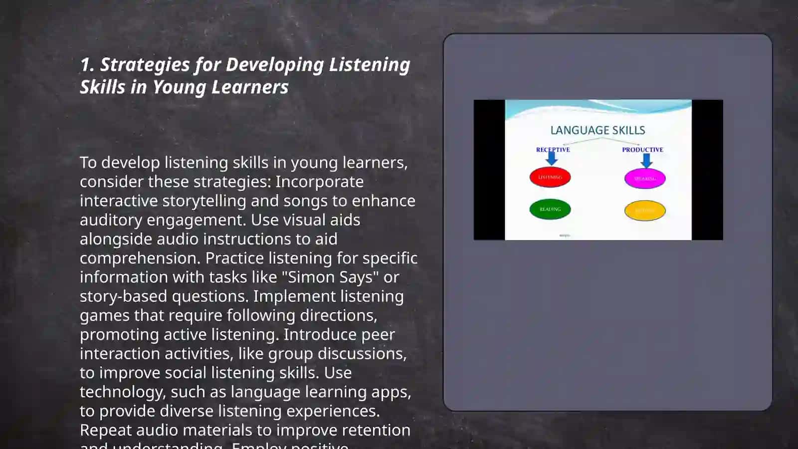 Utilizing different activities to boost linguistic competencies 3