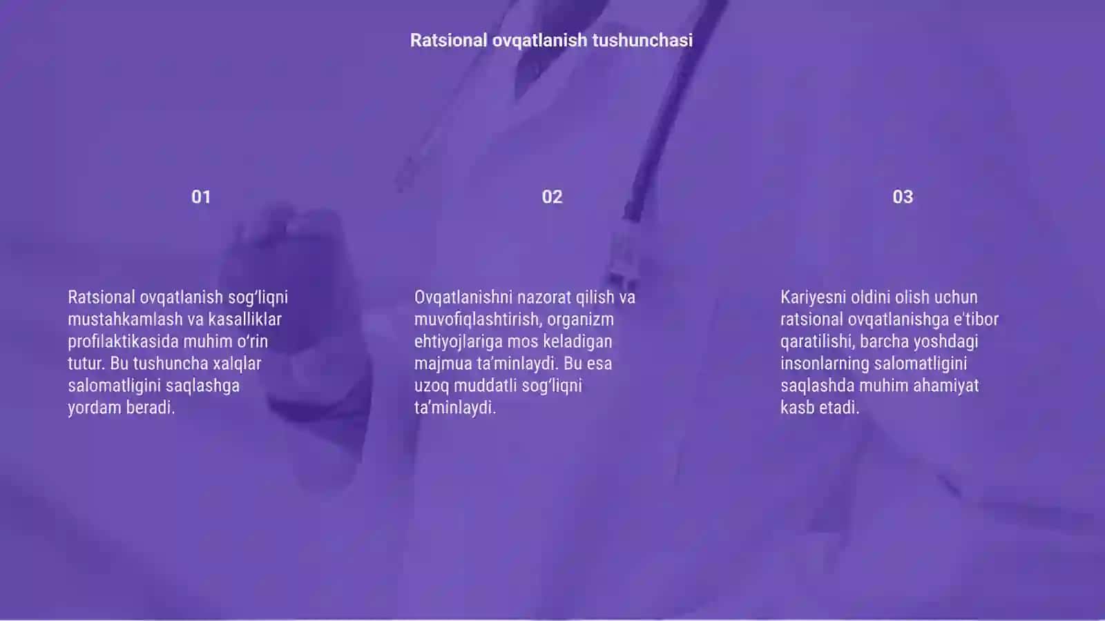 Ratsional-muvofiqlashgan ovqatlanishni profilaktikasidagi oʻrni kariyes 3