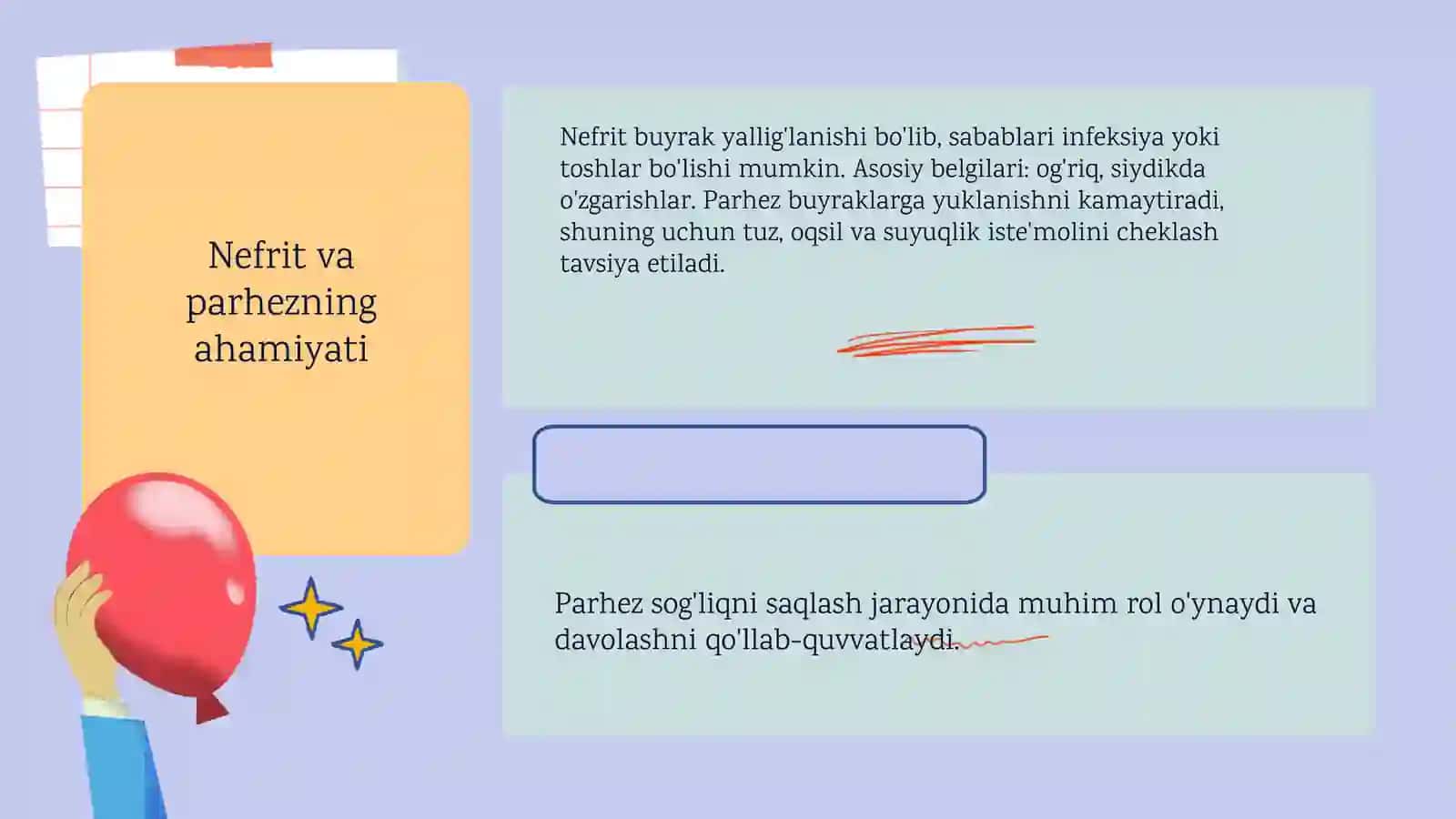 Parhez stoli: Nefrit, piyelonefrit, sistit, uretrit kasalliklarining oʻtkir va surunkali hamda sogʻayish davrida tavsiya etiladigan parhez 3