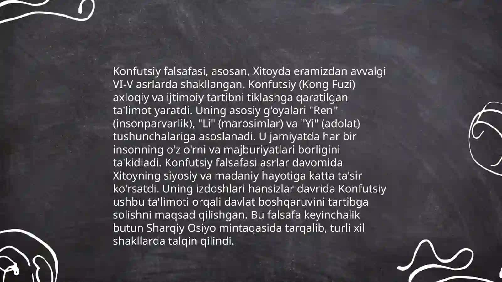 Konfutsiy falsafasi 3