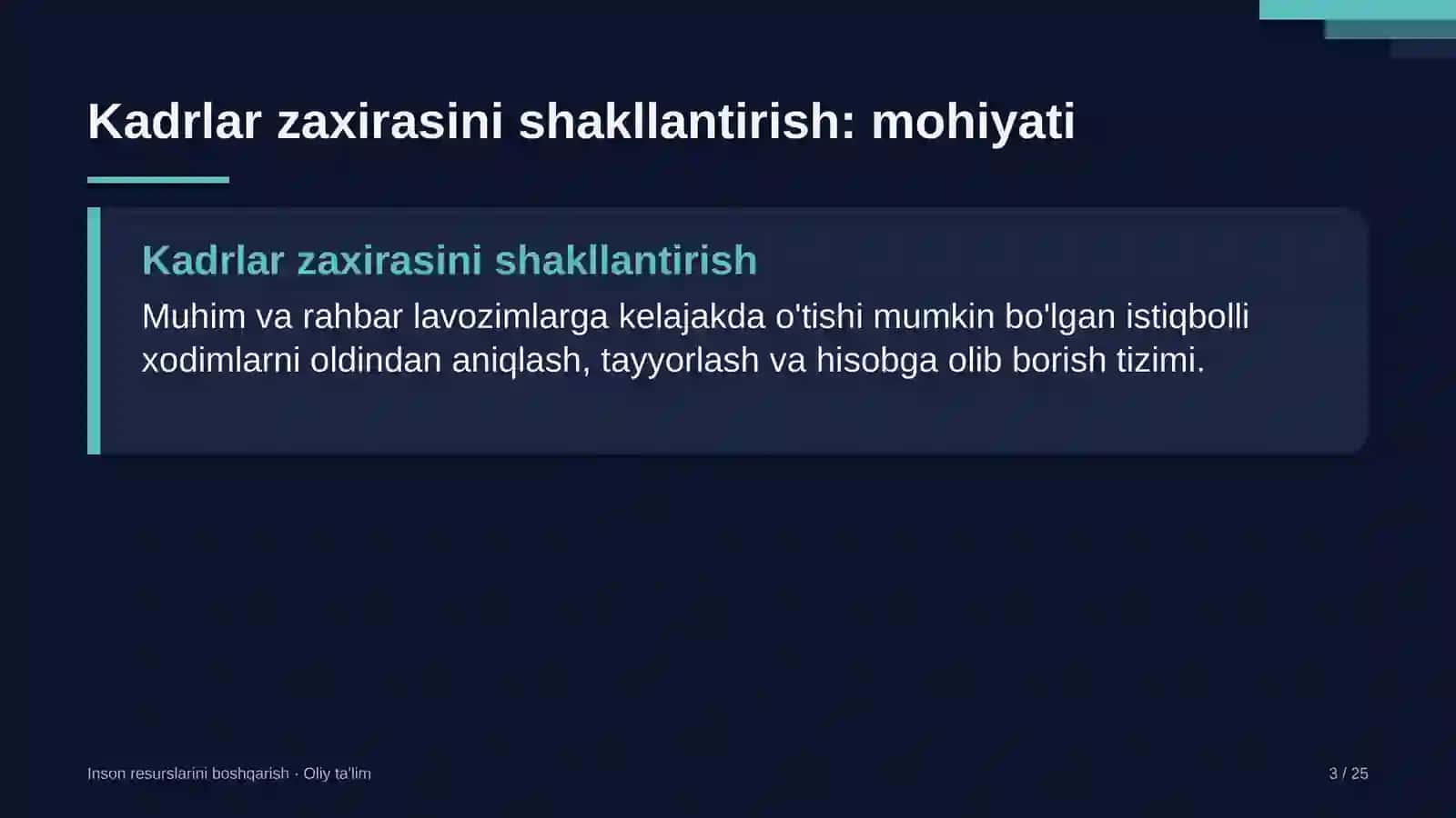 Kosmetologiya klinikalarida kadrlar zaxirasini shakllantirish 3