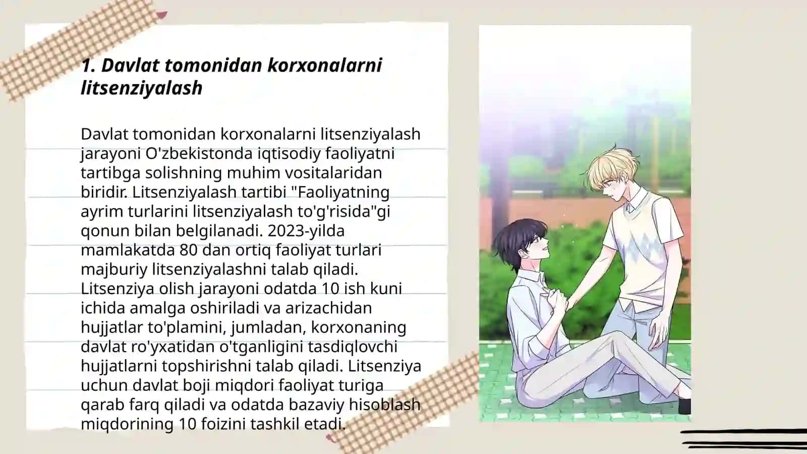 Davlat tomonidan korxonalarni litsenziyalash 3