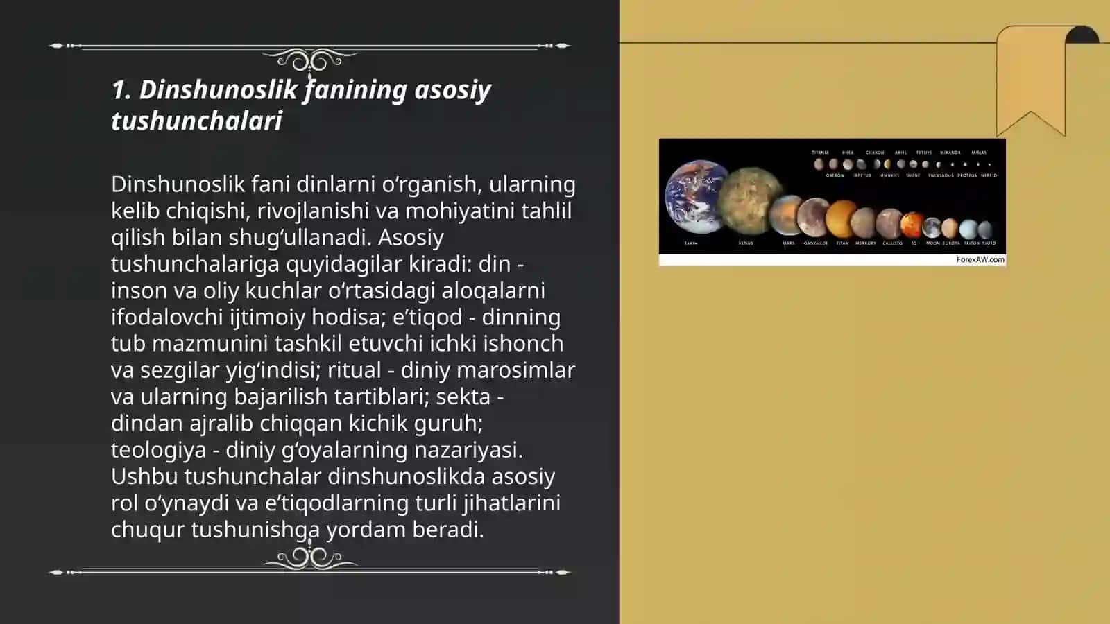 Dinshunoslik fanining predmeti va funkisiyalari 3