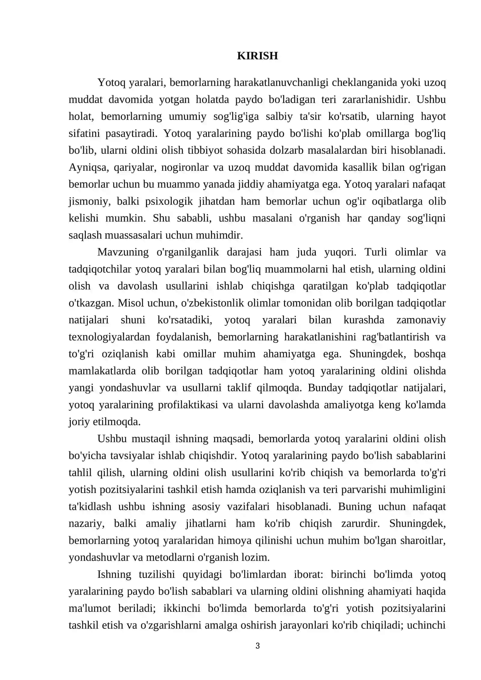 Bemorlarda yotoq yaralarini oldini olish 3