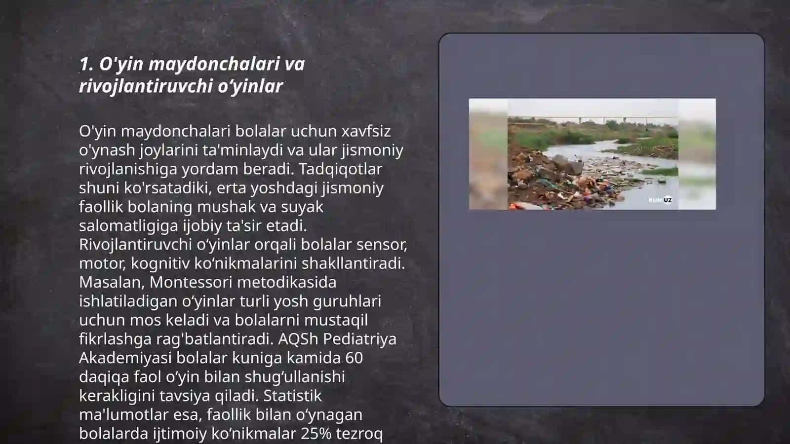 O'yin maydonchalari va rivojlantiruvchi o‘yinlar 3