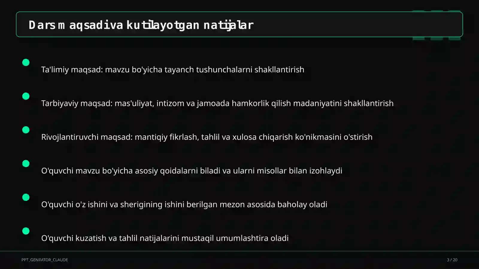 O'zbek rassomlari: O'rol Tansiqboyev (7-sinf) 3