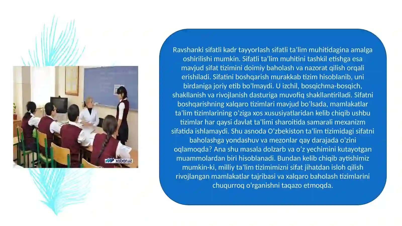 Umumiy o’rta ta’lim muassasasi faoliyatini baholash 3