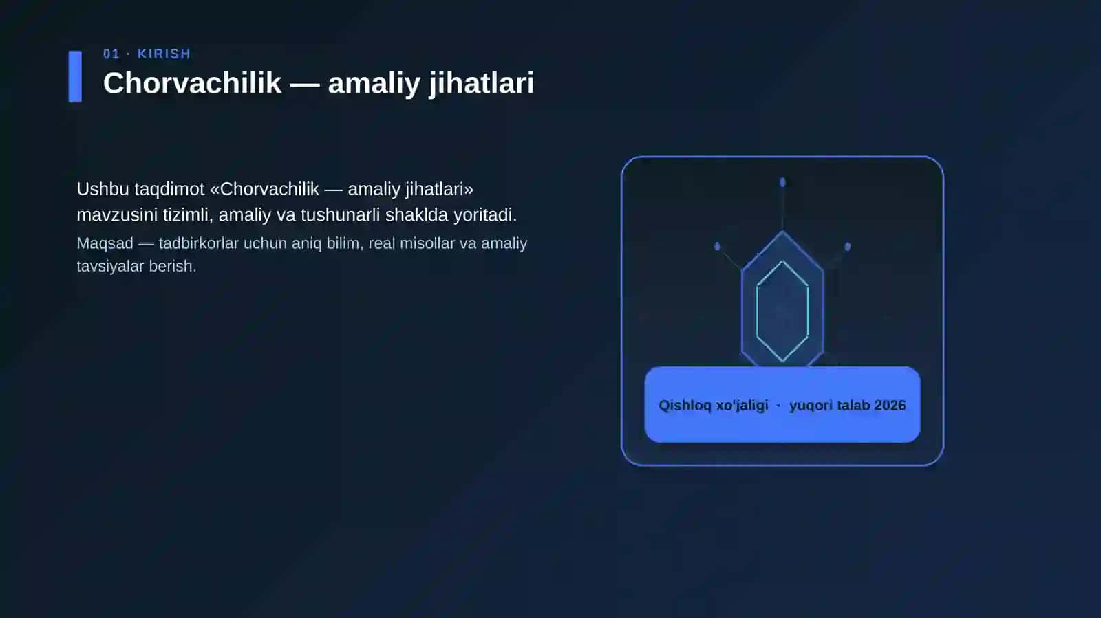 Chorvachilik — amaliy jihatlari 3