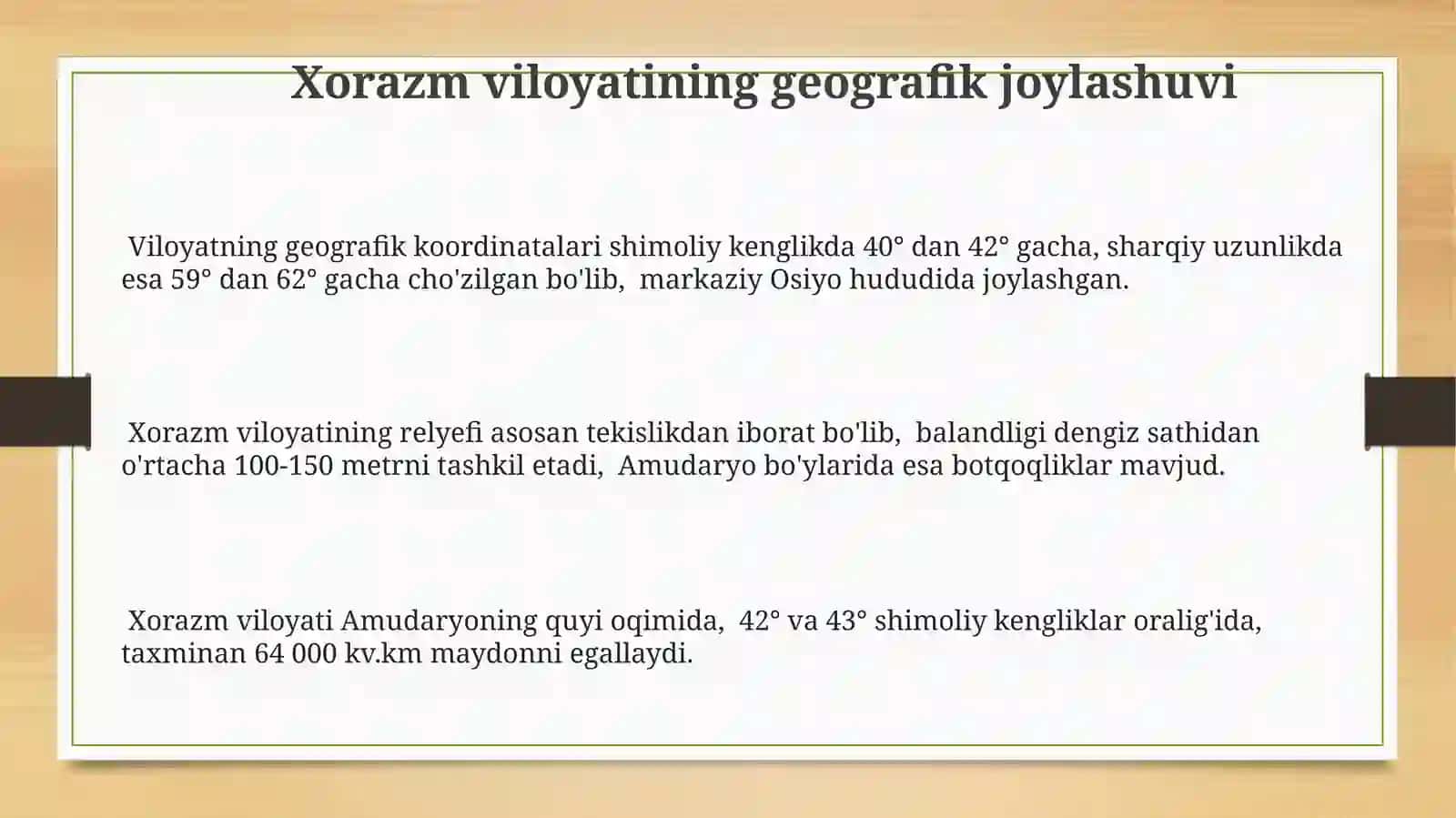 Xorazm viloyatidagi geoekologik vaziyatlarni baholash 3