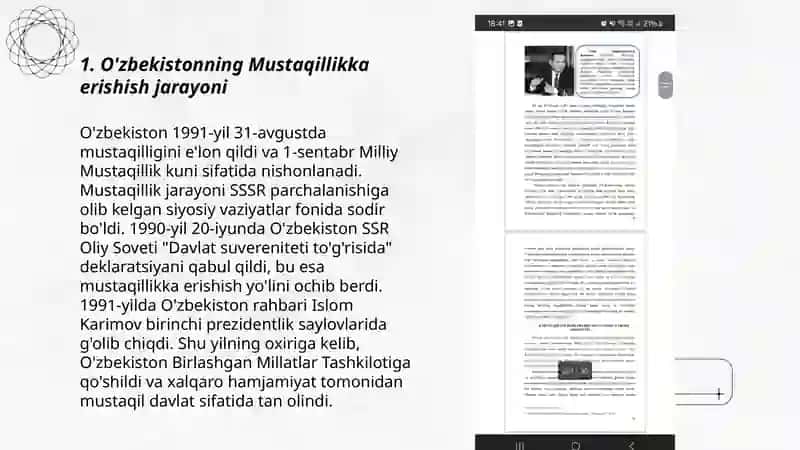 Mustaqillika erishish arafasida O'Zbekistondagi ijtimoiy siyosiy jarayonlar 3