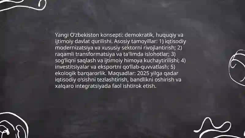 Yangi O‘zbekiston-Yangicha dunyoqarash 3
