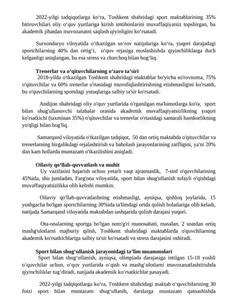 Sport bilan shug'ullanish jarayonida tarbiyaviy masalalar 3