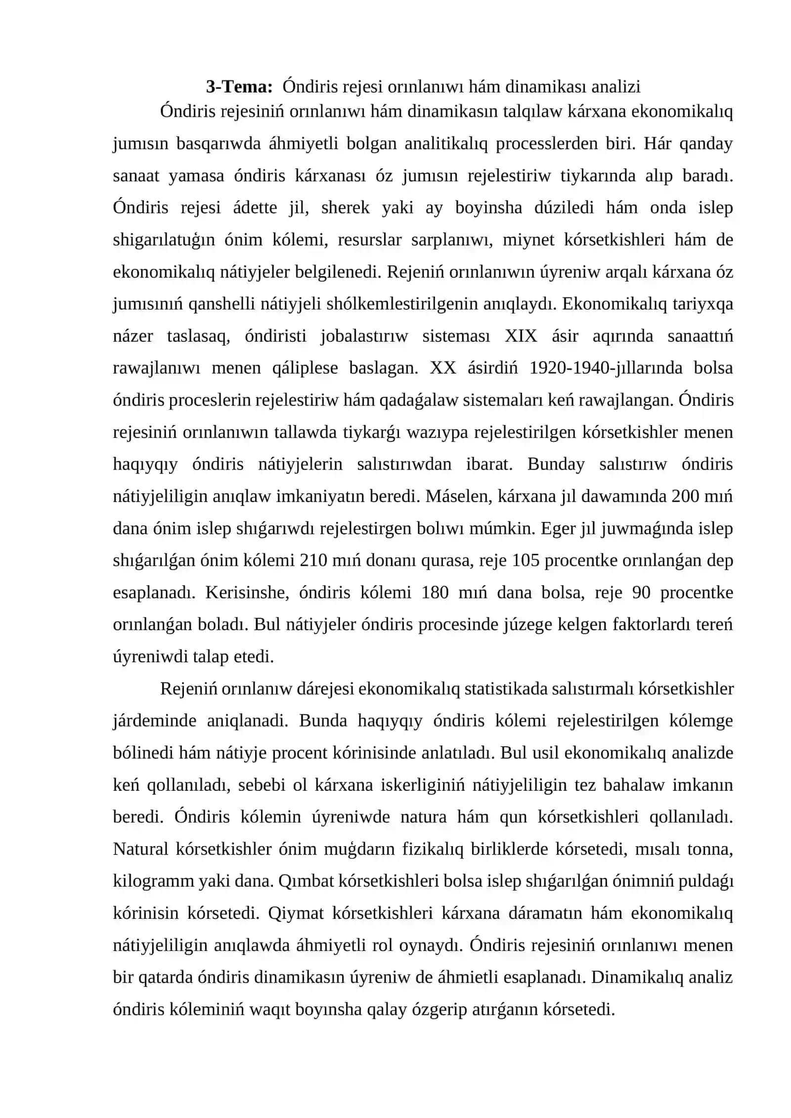 Marketing sistemasındaǵı analiz túrleri hám olardıń tiykarǵı usılları 3