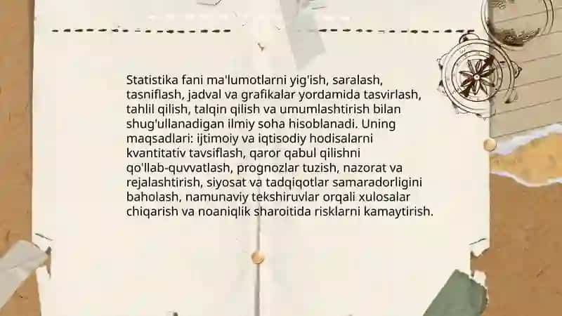 Statistika faniga kirish 3