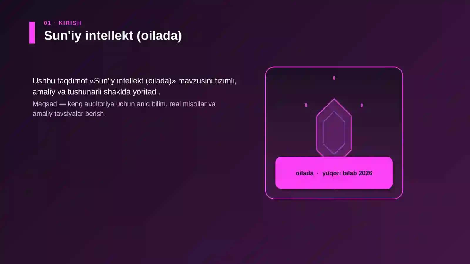 Sun'iy intellekt (oilada) 3
