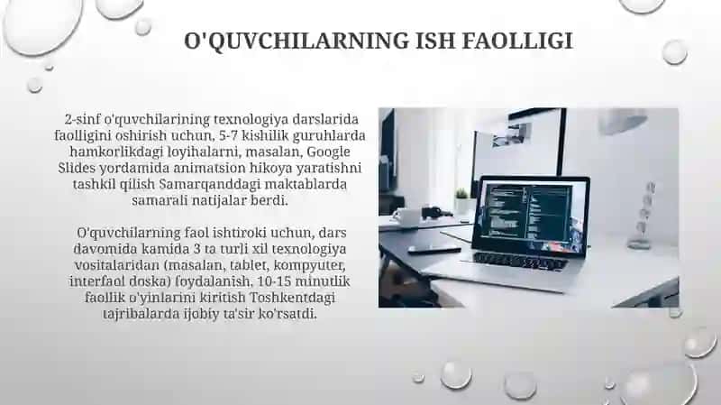 2-sinf texnalogiya darslarini tashkil etishning samaraliy usullari 3