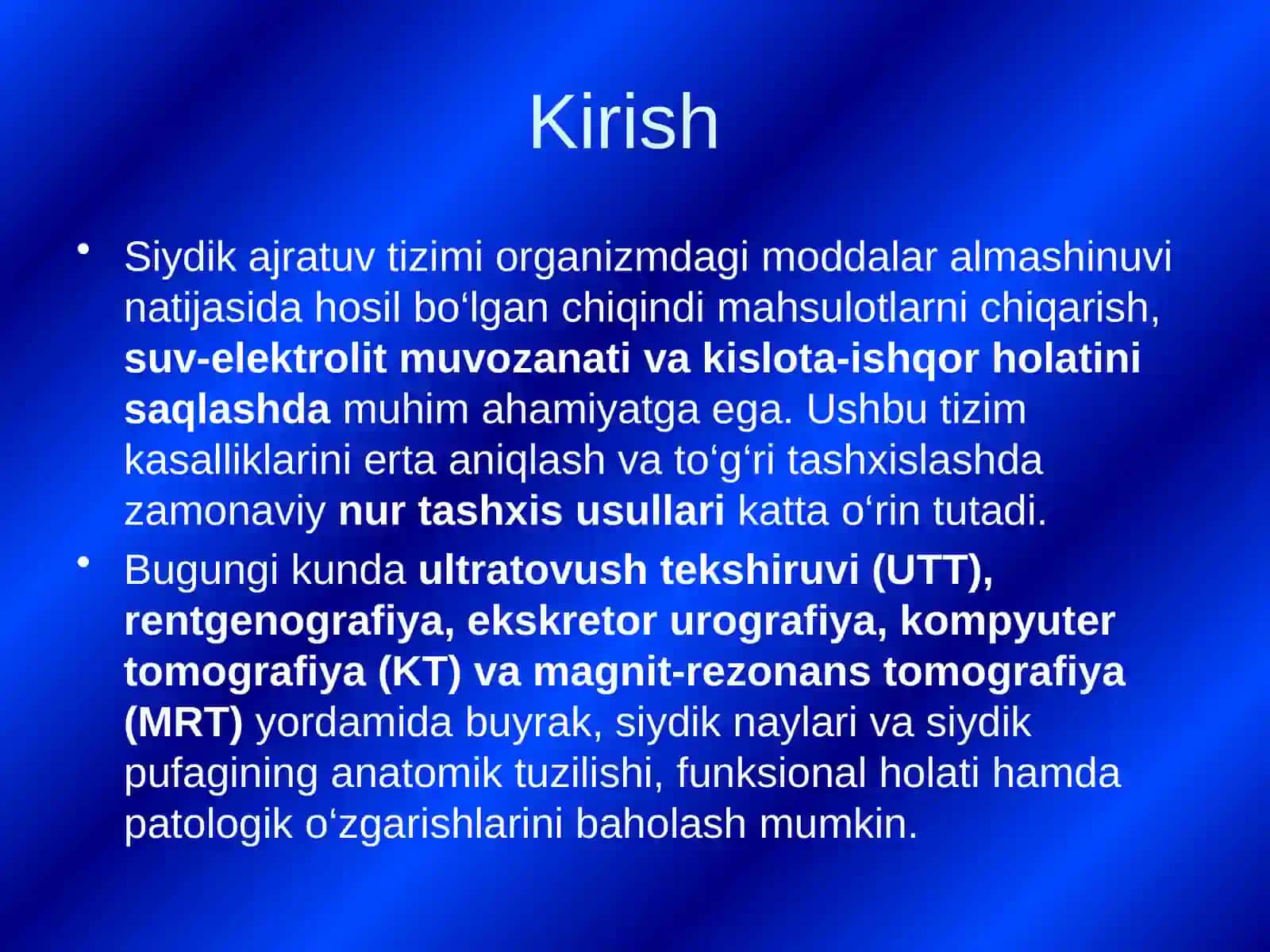 Siydikajiruvtizimia’zolariningtibbiyvizualizatsiyasi 3