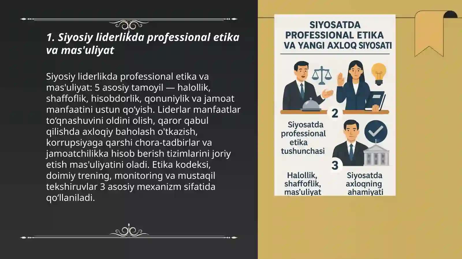Siyosiy liderlikda professional etika va mas'uliyat 3