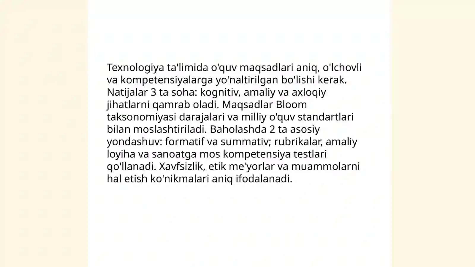 Texnologiya ta'limining didaktik tamoyillari 3