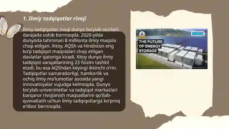 Bilim, bilimlar ombori va eksport tizimlari 3