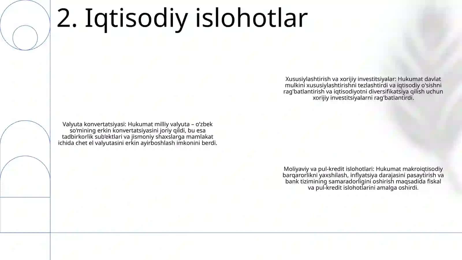 Yangi O'Zbekistonda Amalga Oshirilayotgan Islohotlar 3