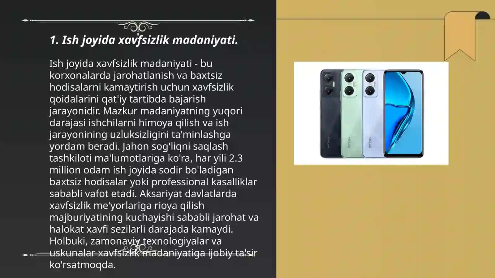 Ishlab chiqarishda baxtsiz va ishlovchi sogligiga zarar keltiruv boshqa hodisalarni taftish qilish Abrolov Akobir 3
