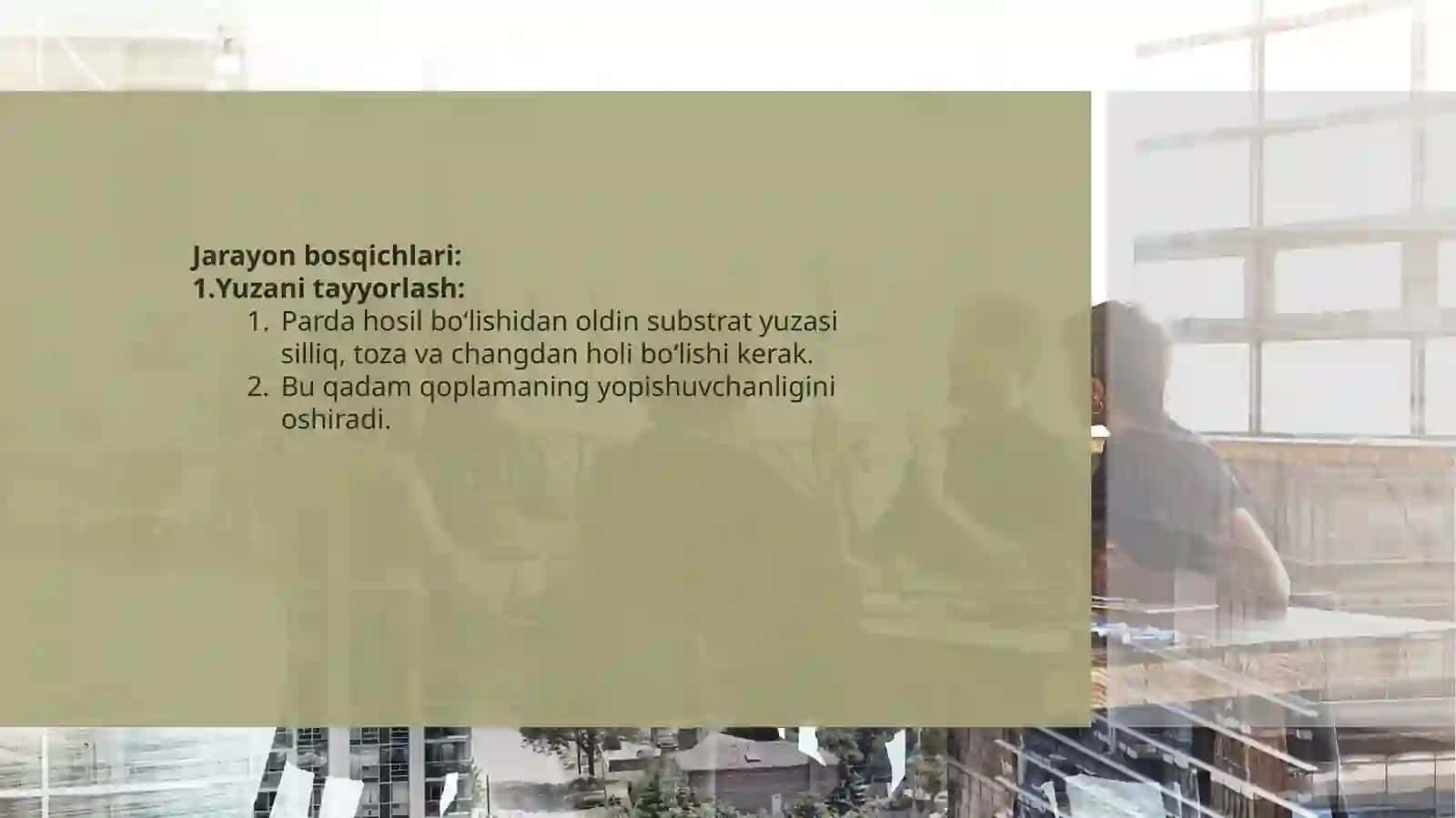 Pardaqatlamalari hosil bo'lish jarayonlari 3