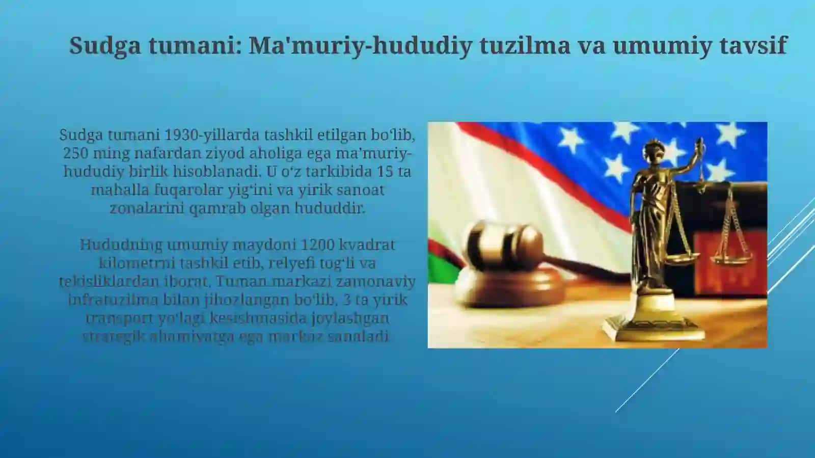 Sudga tumani: Ma'muriy-hududiy tuzilma va umumiy tavsif 3