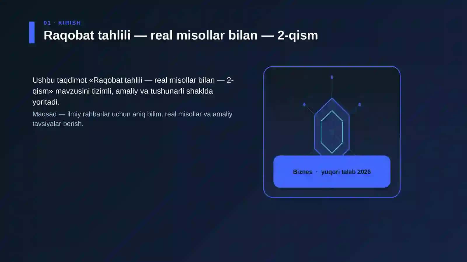 Raqobat tahlili — real misollar bilan — 2-qism 3