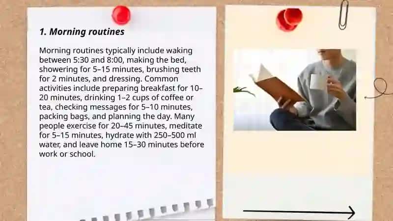 Morning routines 3