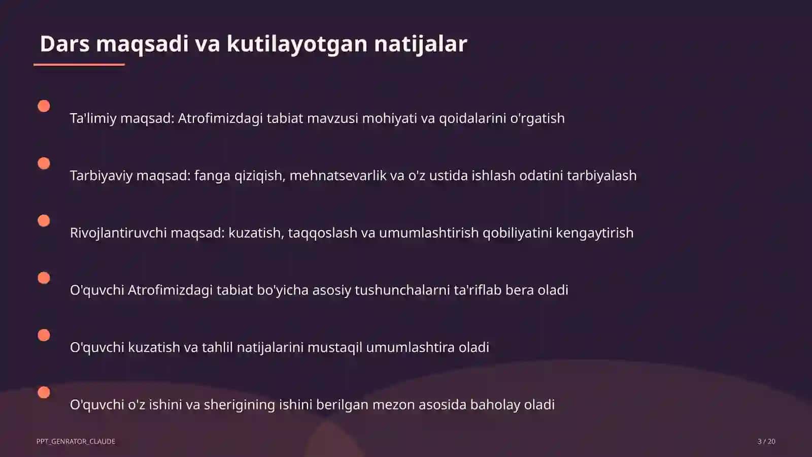 Atrofimizdagi tabiat (1-sinf) 3