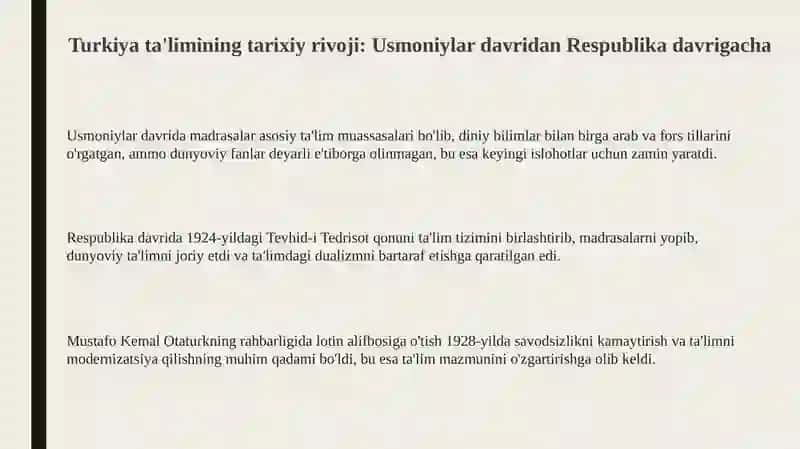 Turkiyata'limi:tarixivabuguni 3