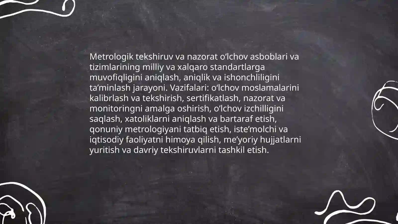 Metrologik tekshiruv va nazorat 3
