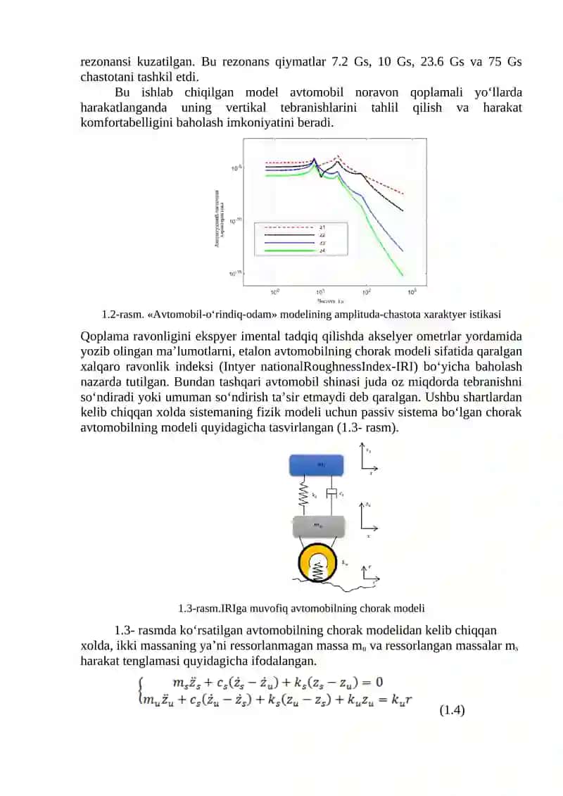 Avtomobil yo‘llarini ekspluatatsiya qilish bo‘yicha mamlakatimizda olib borilgan ilmiy tadqiqotlarning taxlili 3