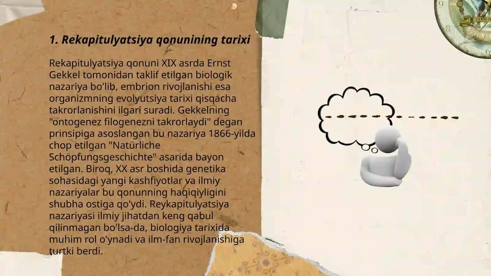 Rekapitulyatsiya qonuni 3