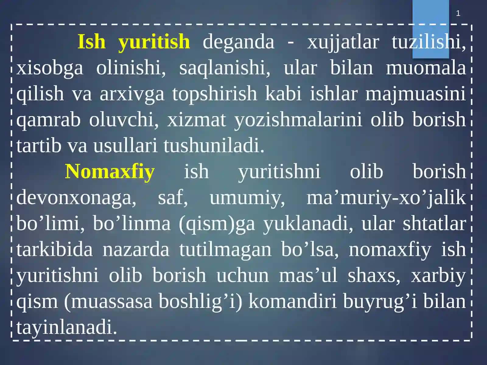 XIZMAT YOZISHMALARI 3