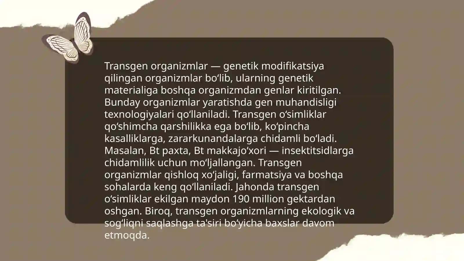 Transgen organizm olish usullari 3