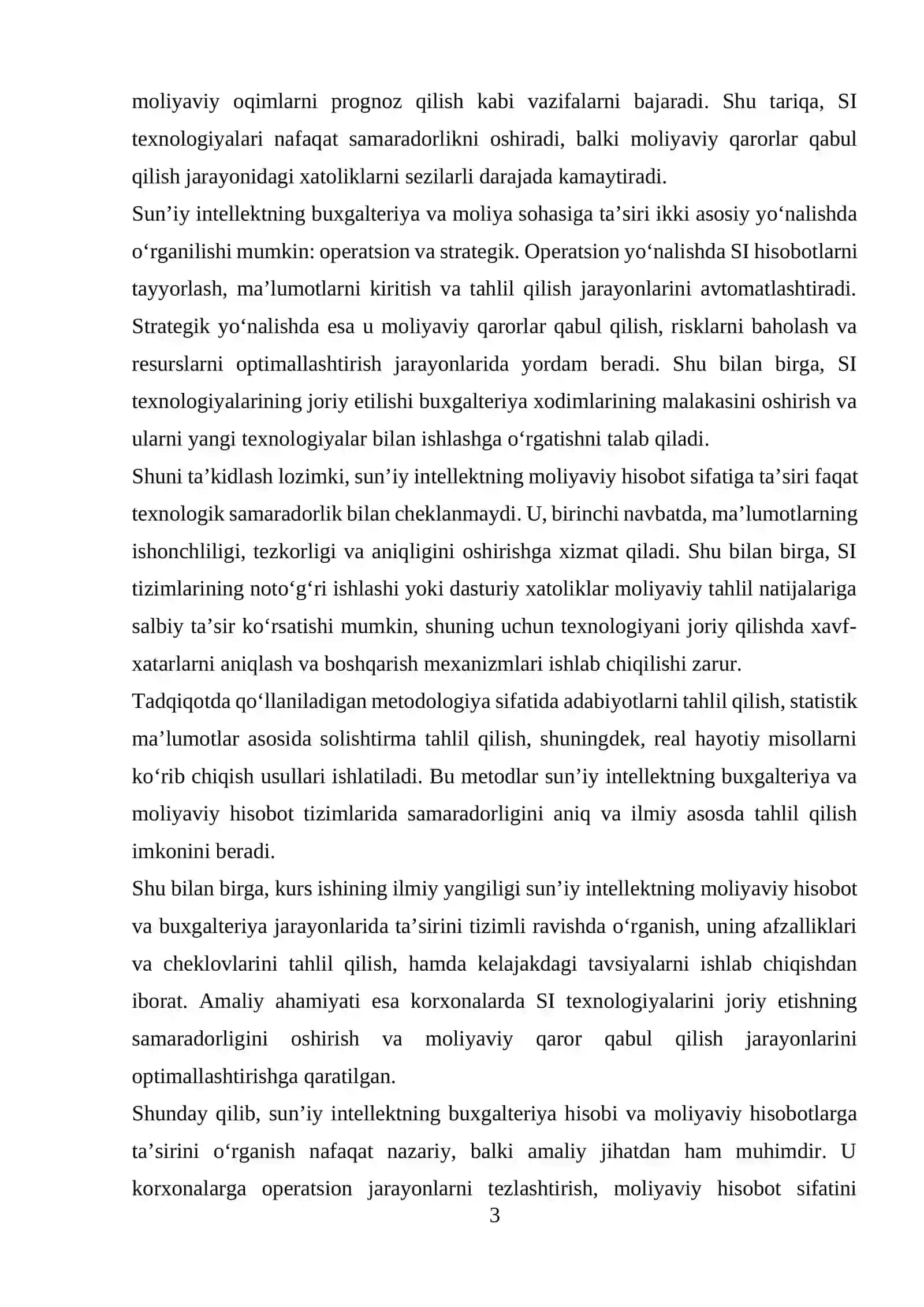 SUN’IY INTELLEKTDAN FOYDALANISHNING BUXGALTERIYA HISOBI VA MOLIYAVIY HISOBOTLARGA TA’SIRI 3