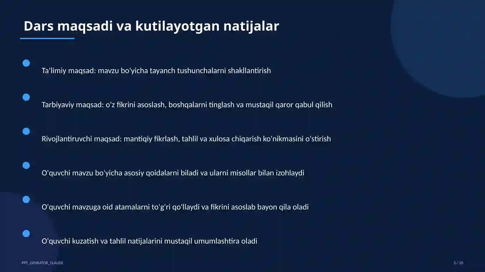 Bir o'zgaruvchili chiziqli tenglamalar (7-sinf) 3