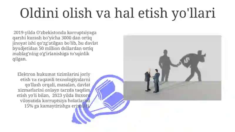 Korrupsiya: Jamiyat taraqqiyotiga tahdid 3