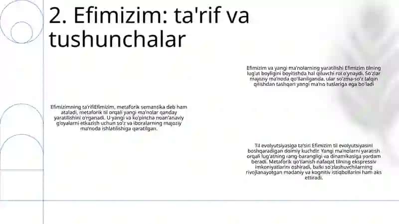 Efimizim Natijasida Yangi Leksik MaʼNoning Hosil BoʻLishi 3