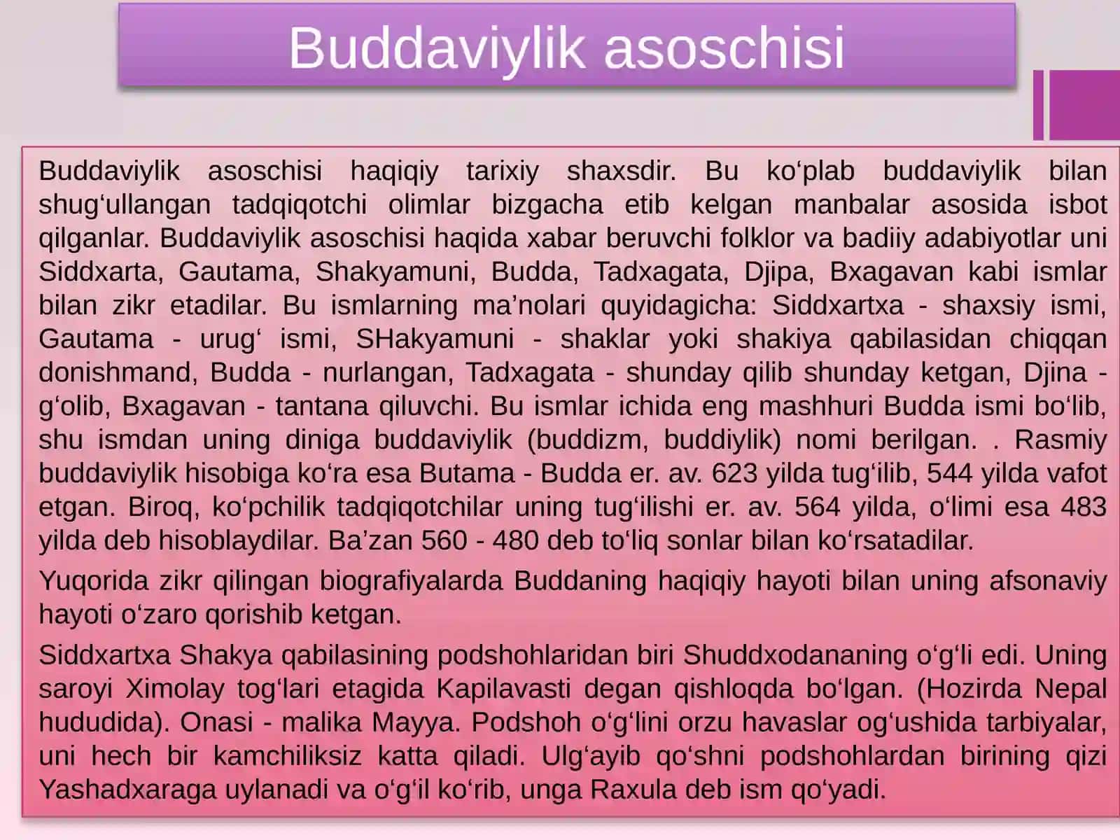 Buddaviylikdini 3