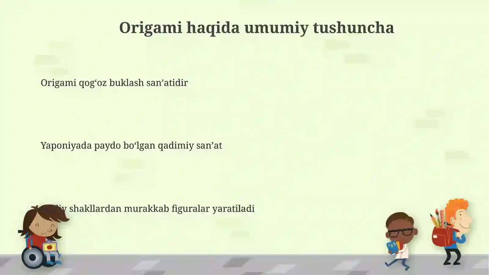 Origami orqali estetik did va sabr toqatni tarbiyalash 3