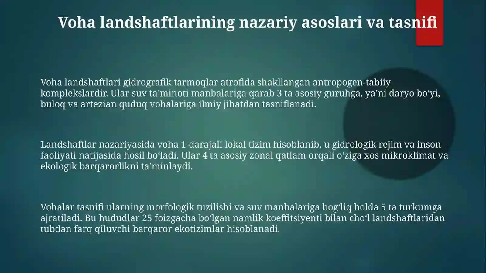 Vohalandshaftlarivaulardayuzberayotgantabiiygeografikjarayonlartahlili 3