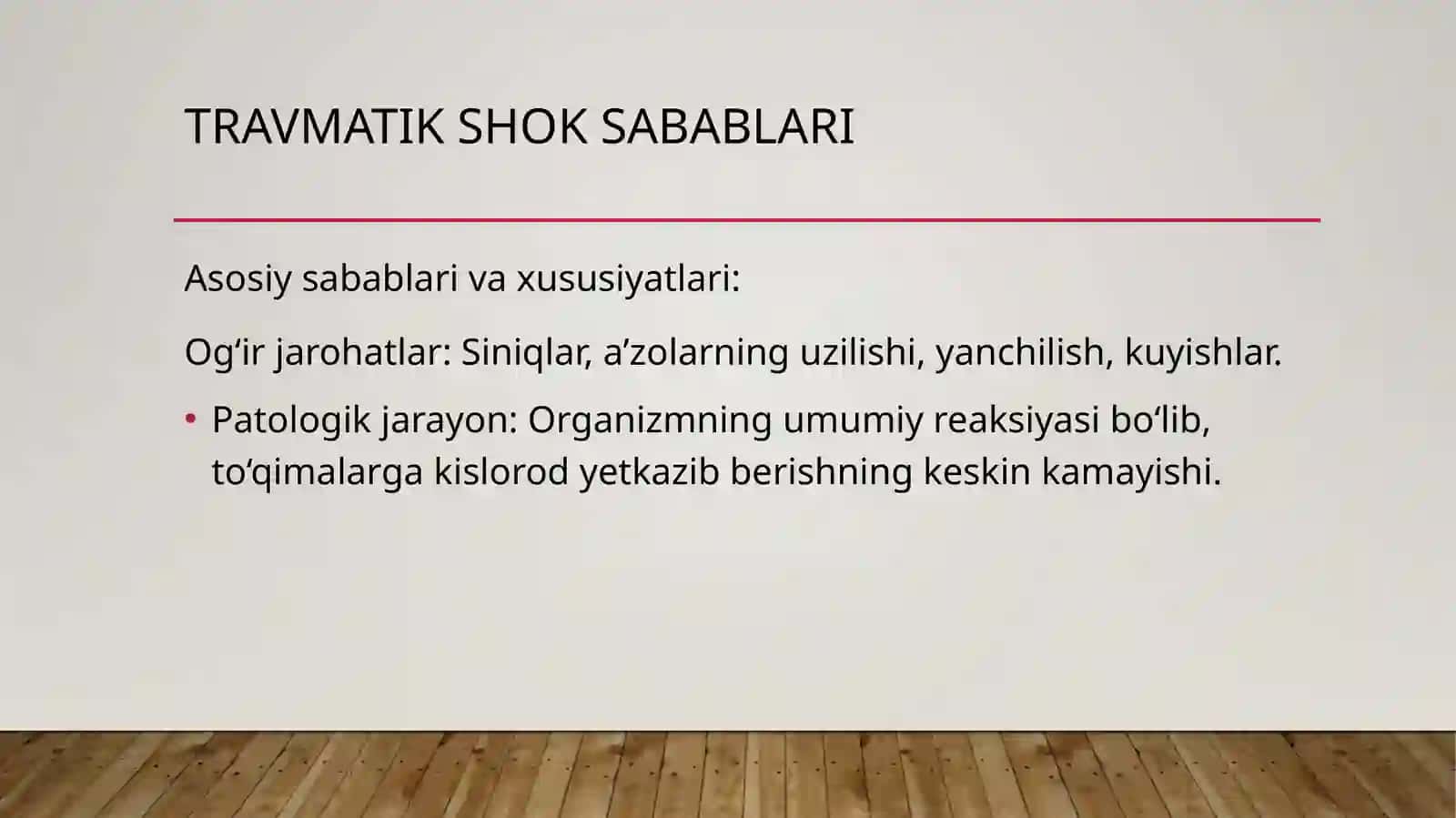 Travmatik shok 3