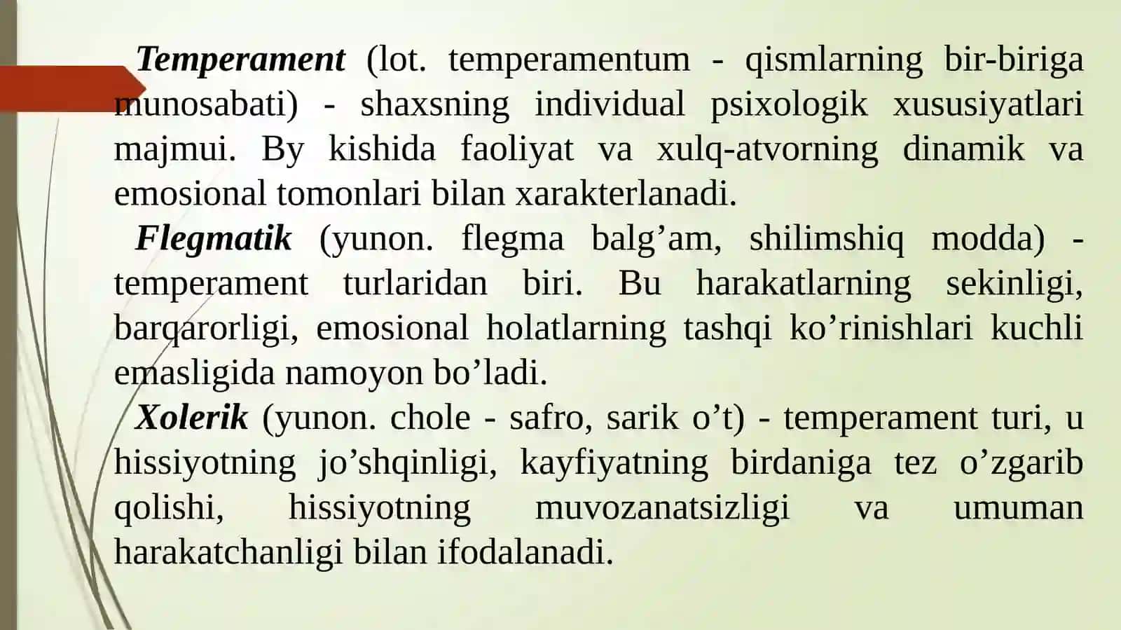 TEMPERAMENT 3