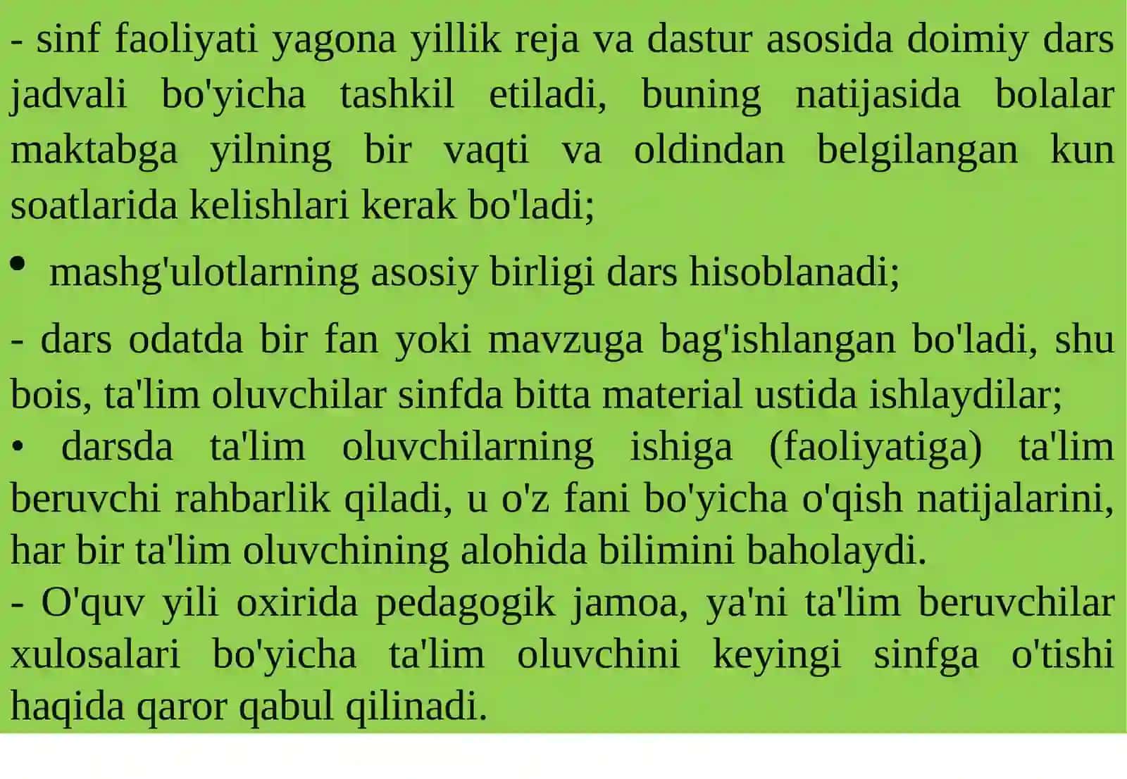 Ta`limni tashkil etish shakllari va turlari. O`quvchilarning ijodiy qobiliyatini rivojlantirishda qo`shimcha ta`limning o`rni 3