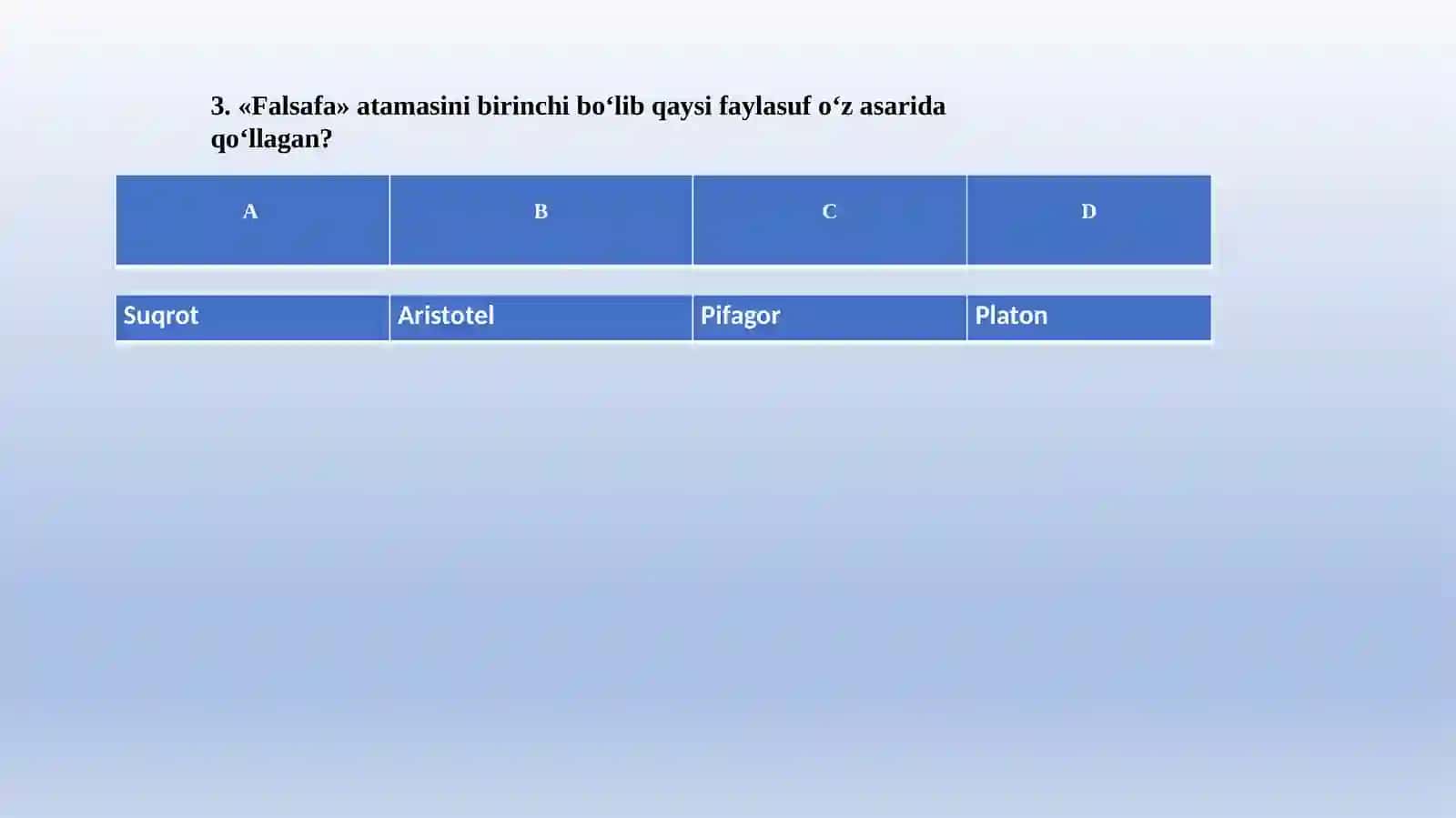 Falsafa 3